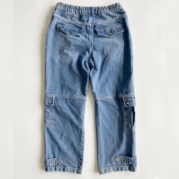 FP WE THE FREE Marx Slouchy High Rise Carpenter Straight Wide Leg Boyfriend Jean - Picture 3 of 8